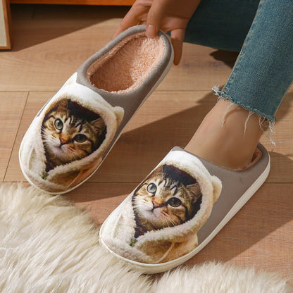 Chaussons animaux mignons et chauds