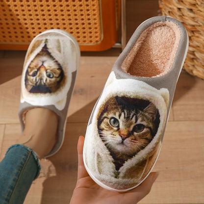 Chaussons animaux mignons et chauds