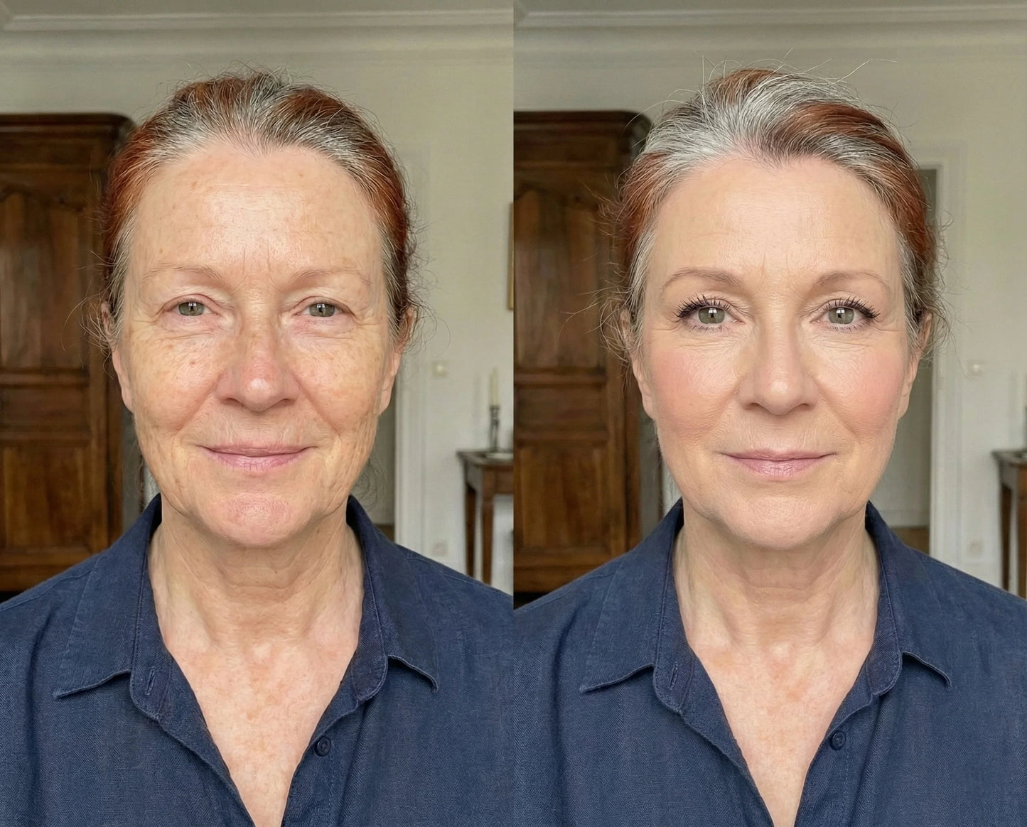 Fond de teint coréen à couleur changeante avec protection SPF 30