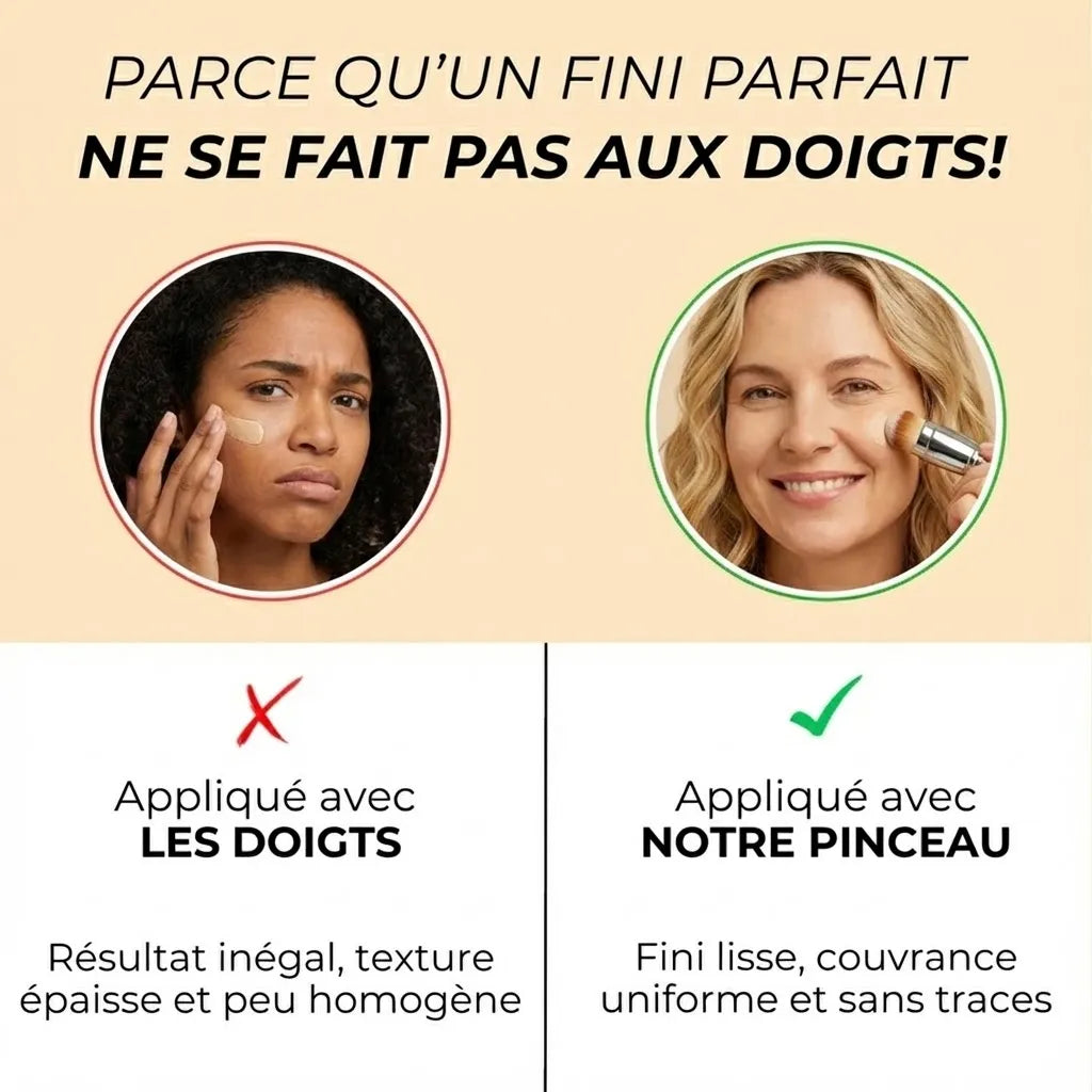 Fond de teint coréen à couleur changeante avec protection SPF 30